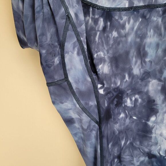 Gymshark Elevate Leggings Lakeside Blue Spray Dye Ankle Blue Size M - Picture 8 of 10